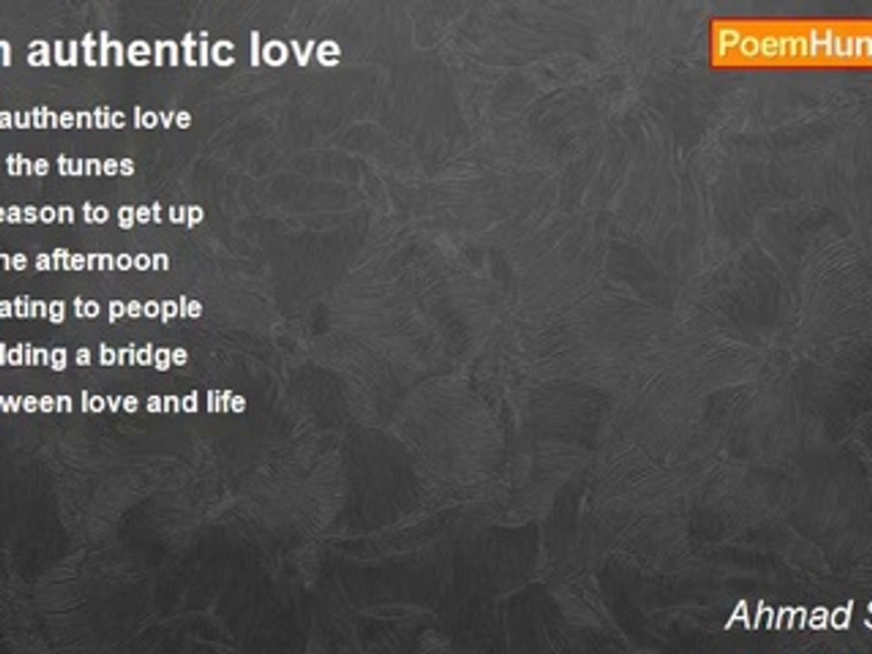 Ahmad Shiddiqi - An authentic love