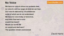 David Harris - No Voice