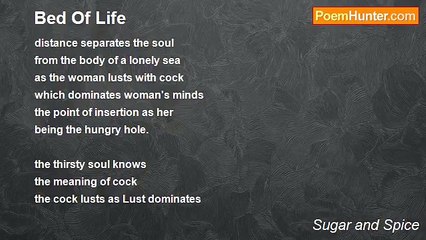 Sugar and Spice - Bed Of Life