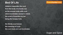 Sugar and Spice - Bed Of Life
