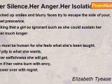 Elizabeth Tyease Collins - .Her Silence.Her Anger.Her Isolation