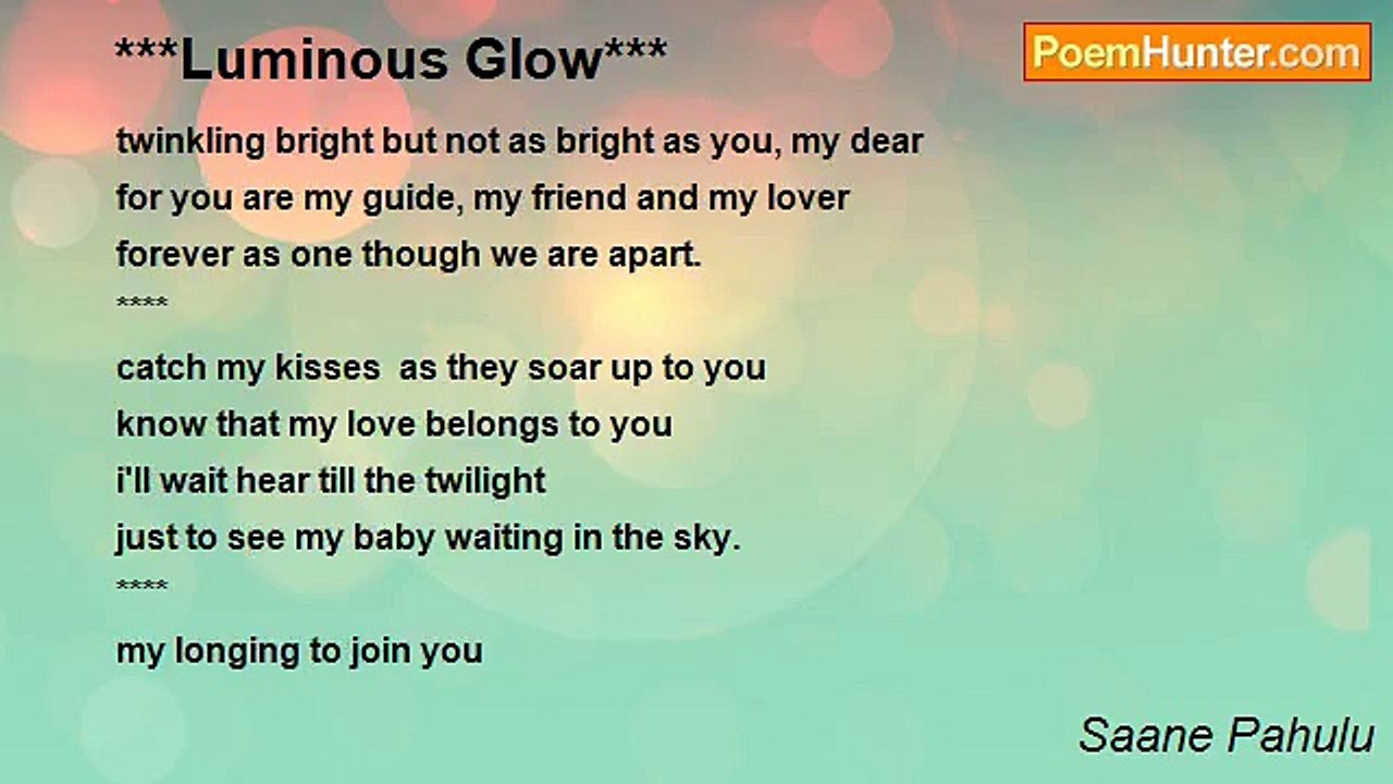 Saane Pahulu - ***Luminous Glow***