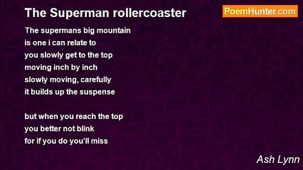 Ash Lynn - The Superman Rollercoaster 🎢