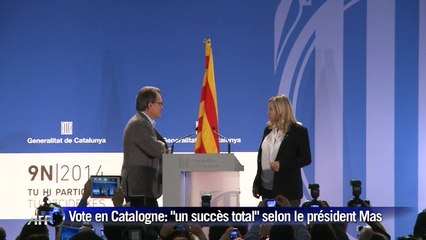 Vote en Catalogne: "un succès total", selon le président catalan