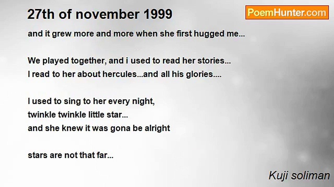Kuji soliman - 27th of november 1999