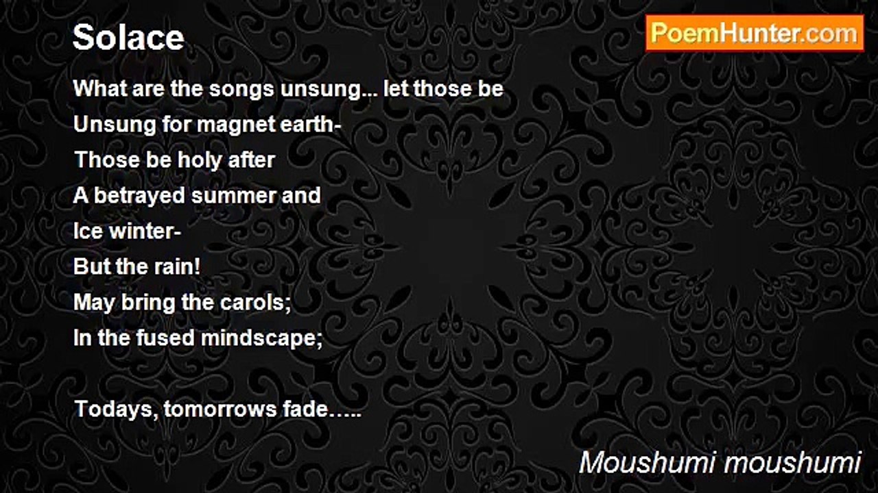 Moushumi moushumi - Solace