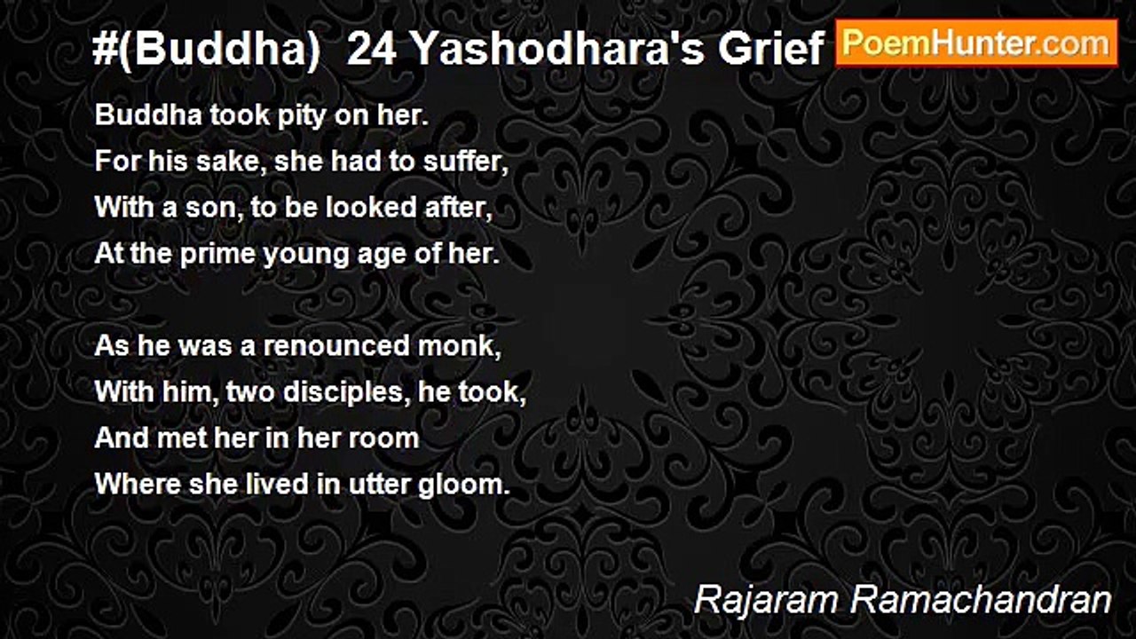 Rajaram Ramachandran - #(Buddha)  24 Yashodhara's Grief