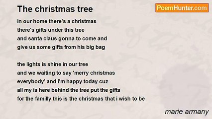 marie armany - The christmas tree