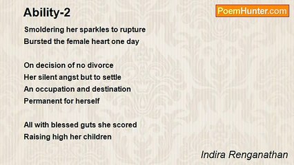 Indira Renganathan - Ability-2