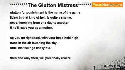 louis rams - *********The Glutton Mistress****************1978