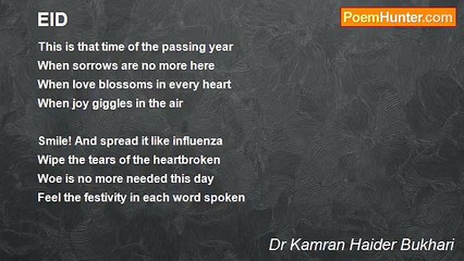 Dr Kamran Haider Bukhari - EID