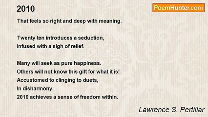 Lawrence S. Pertillar - 2010