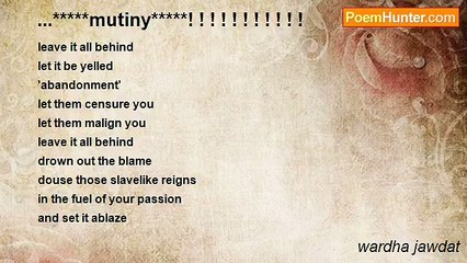 wardha jawdat - ...*****mutiny*****! ! ! ! ! ! ! ! ! ! !