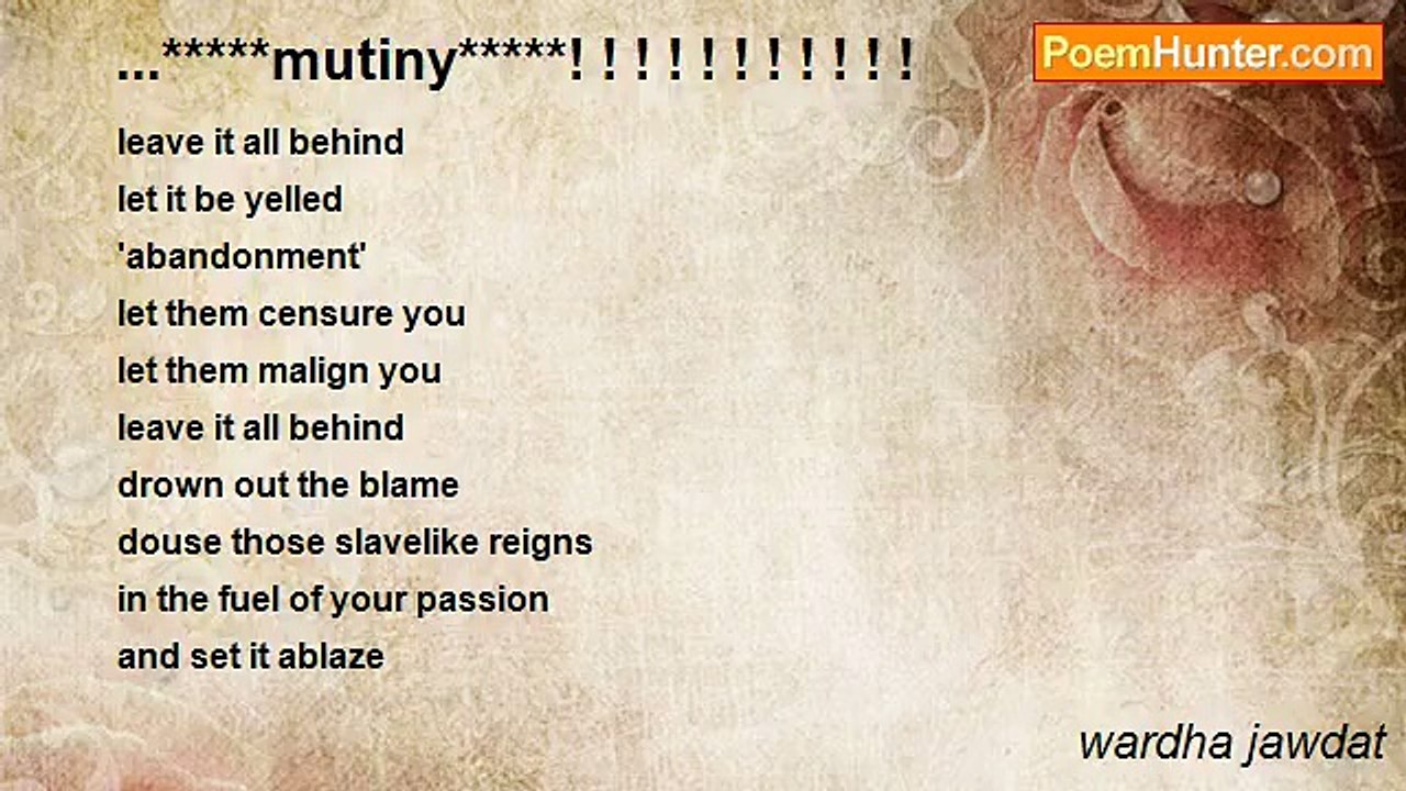 wardha jawdat - ...*****mutiny*****! ! ! ! ! ! ! ! ! ! !