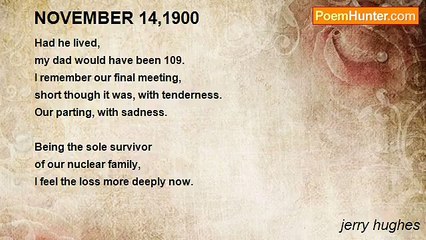 jerry hughes - NOVEMBER 14,1900