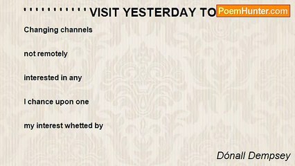 Dónall Dempsey - ' ' ' ' ' ' ' ' ' ' ' VISIT YESTERDAY TODAY!