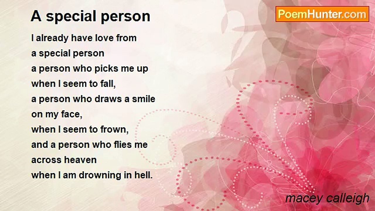 macey calleigh - A special person
