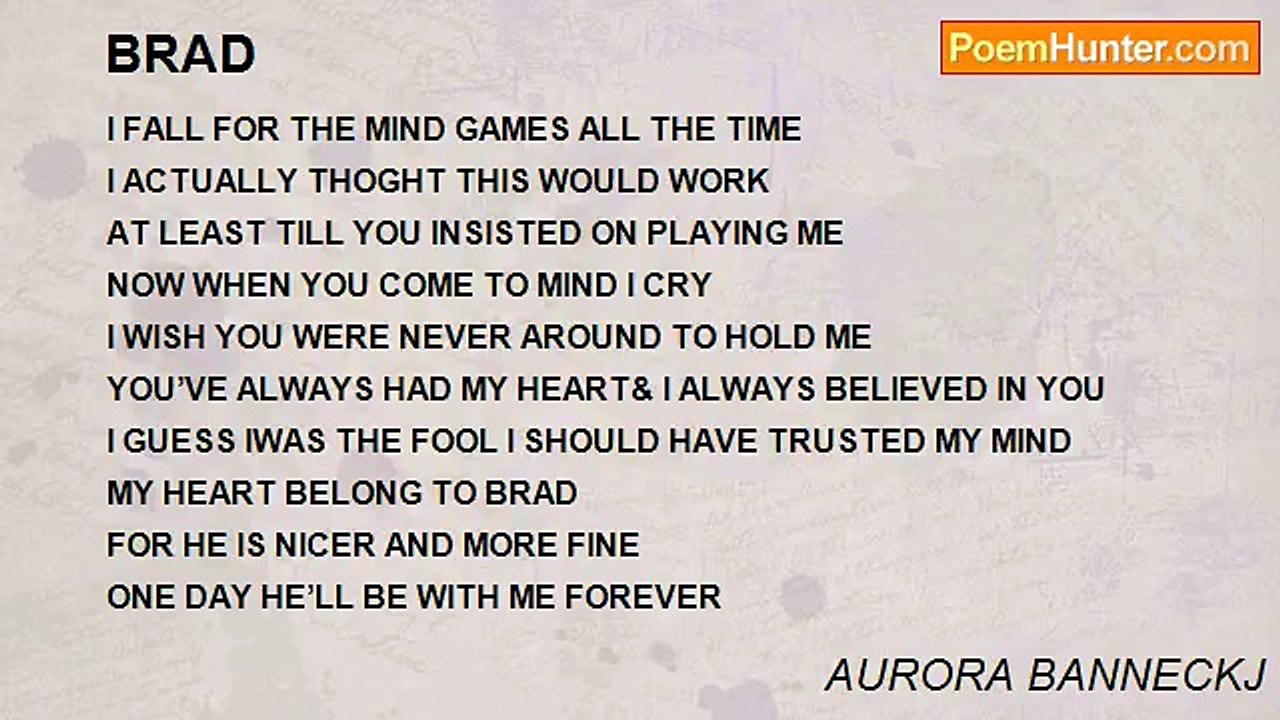 AURORA BANNECKJ - BRAD