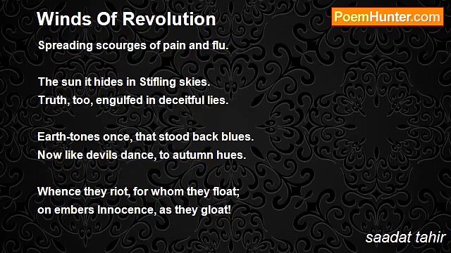 saadat tahir - Winds Of Revolution
