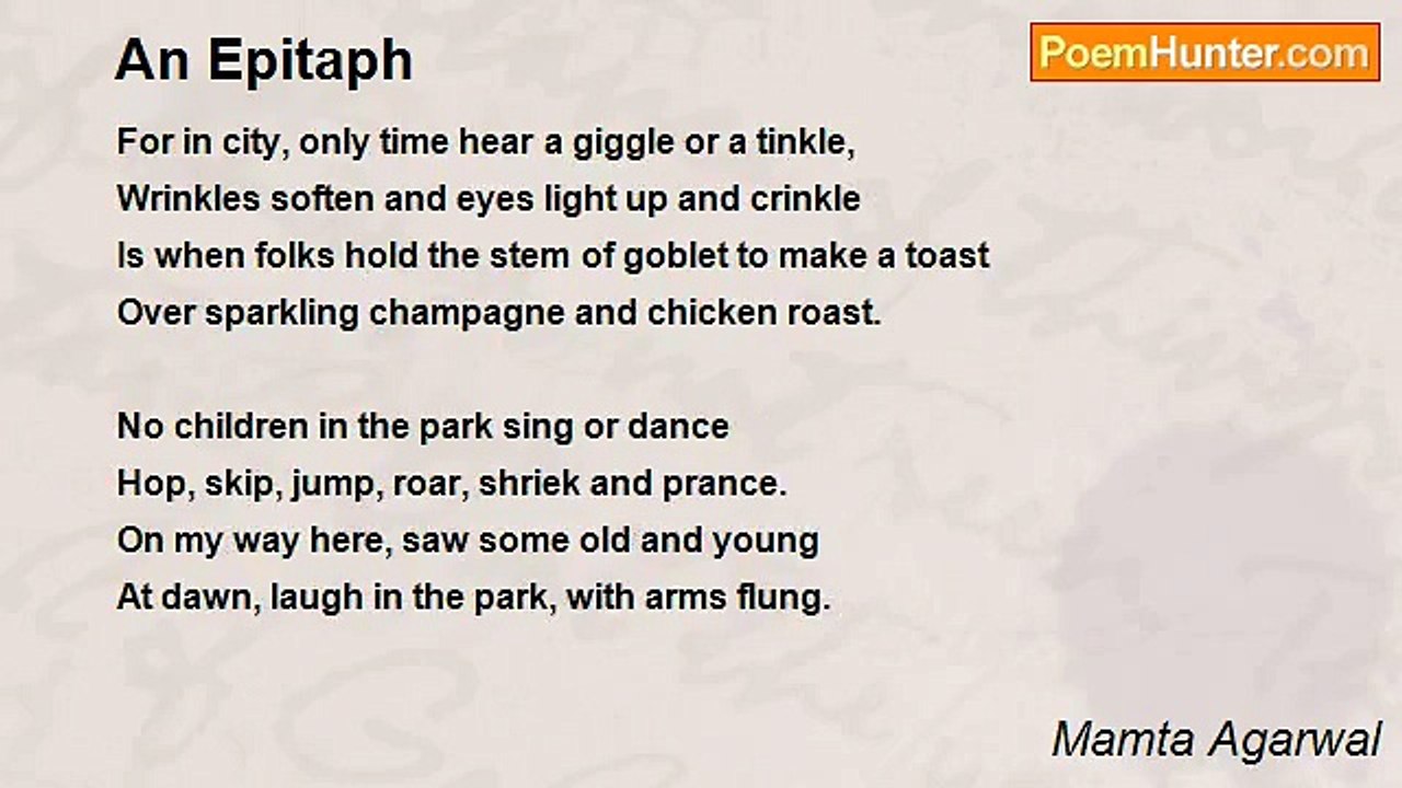 Mamta Agarwal - An Epitaph