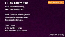 Alison Cassidy - ! ! The Empty Nest