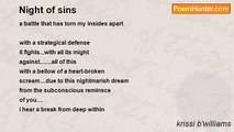 krissi b'williams - Night of sins