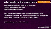 Ahmad Shiddiqi - All at sudden in the curved mirror on the brown wall