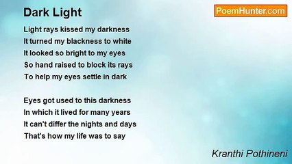Kranthi Pothineni - Dark Light
