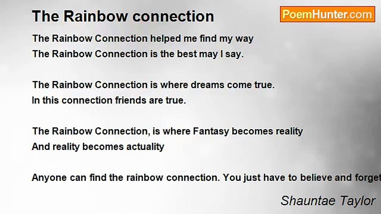 Shauntae Taylor - The Rainbow connection
