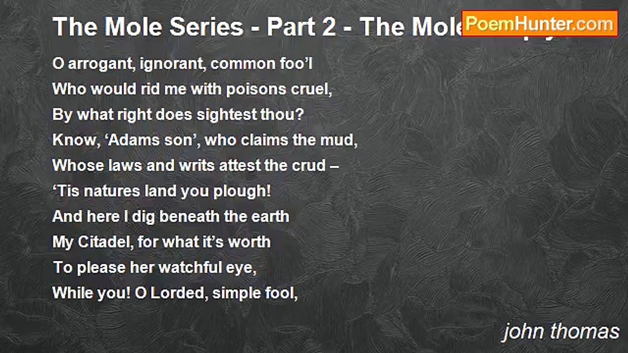 john thomas - The Mole Series - Part 2 - The Mo...