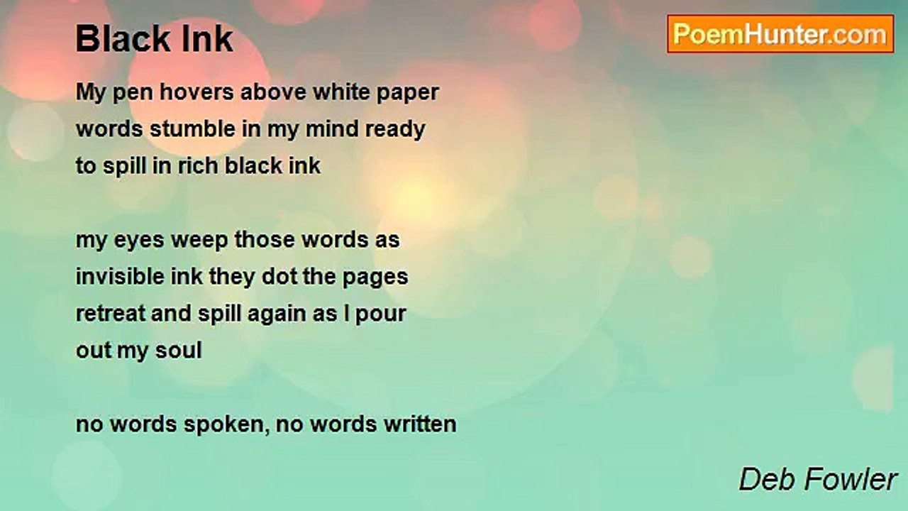 Deb Fowler - Black Ink