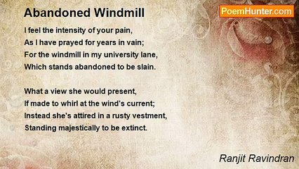 Ranjit Ravindran - Abandoned Windmill