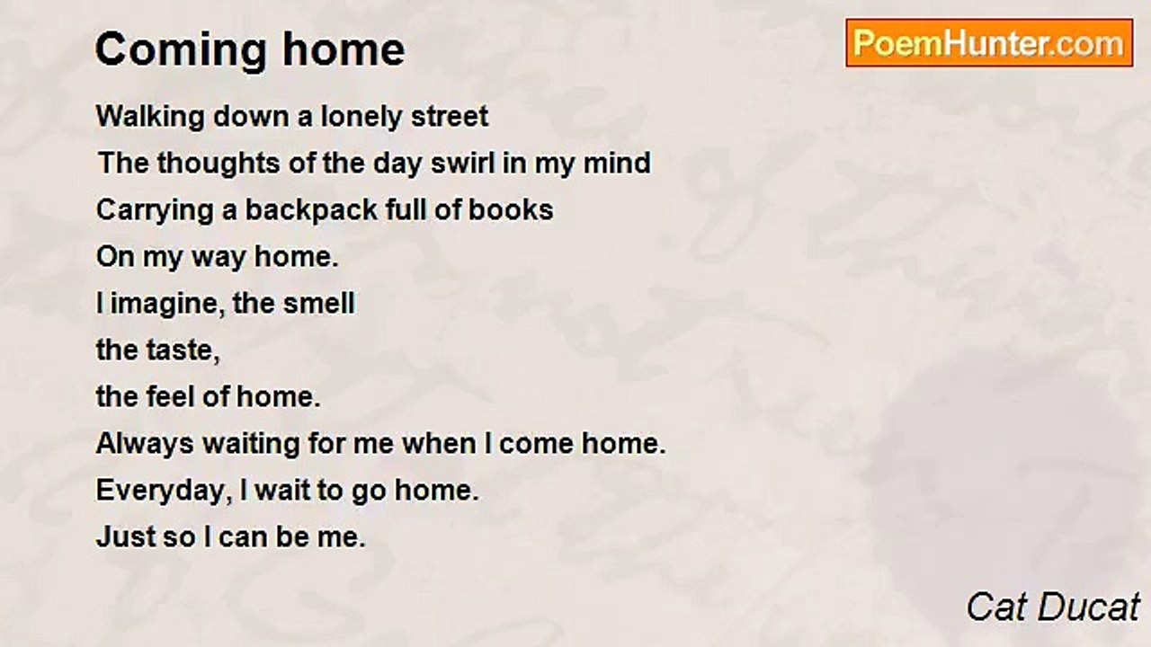 Cat Ducat - Coming home