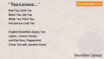 MoonBee Canady - ' Tea-Licious... '