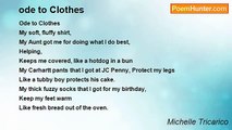 Michelle Tricarico - ode to Clothes