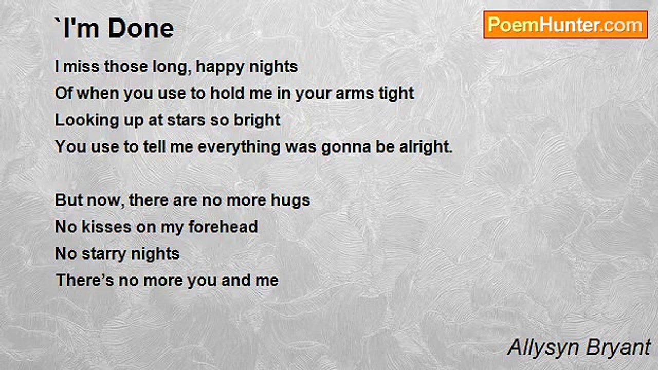 Allysyn Bryant - `I'm Done