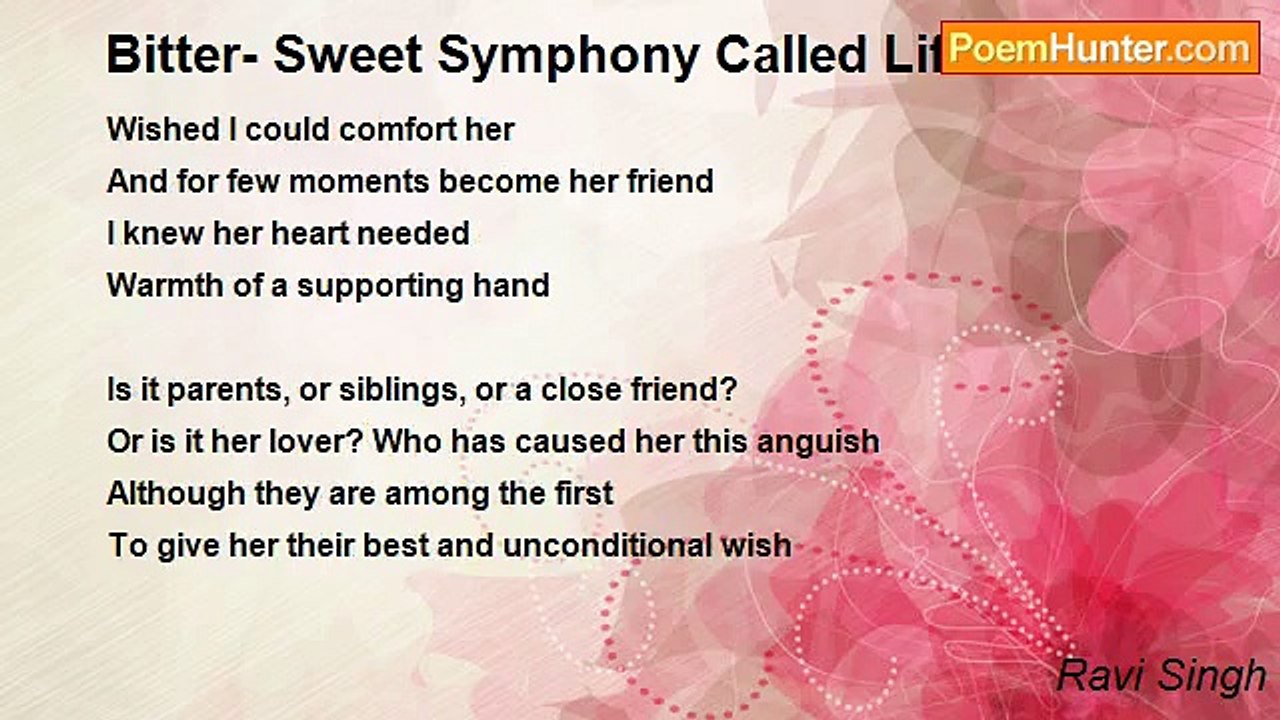 Ravi Singh - Bitter- Sweet Symphony Called Life