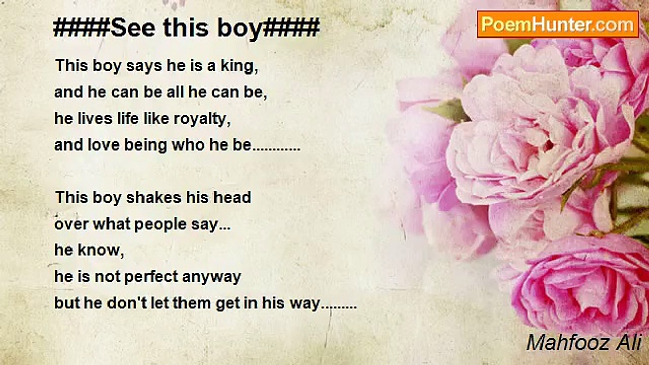 Mahfooz Ali - ####See this boy####