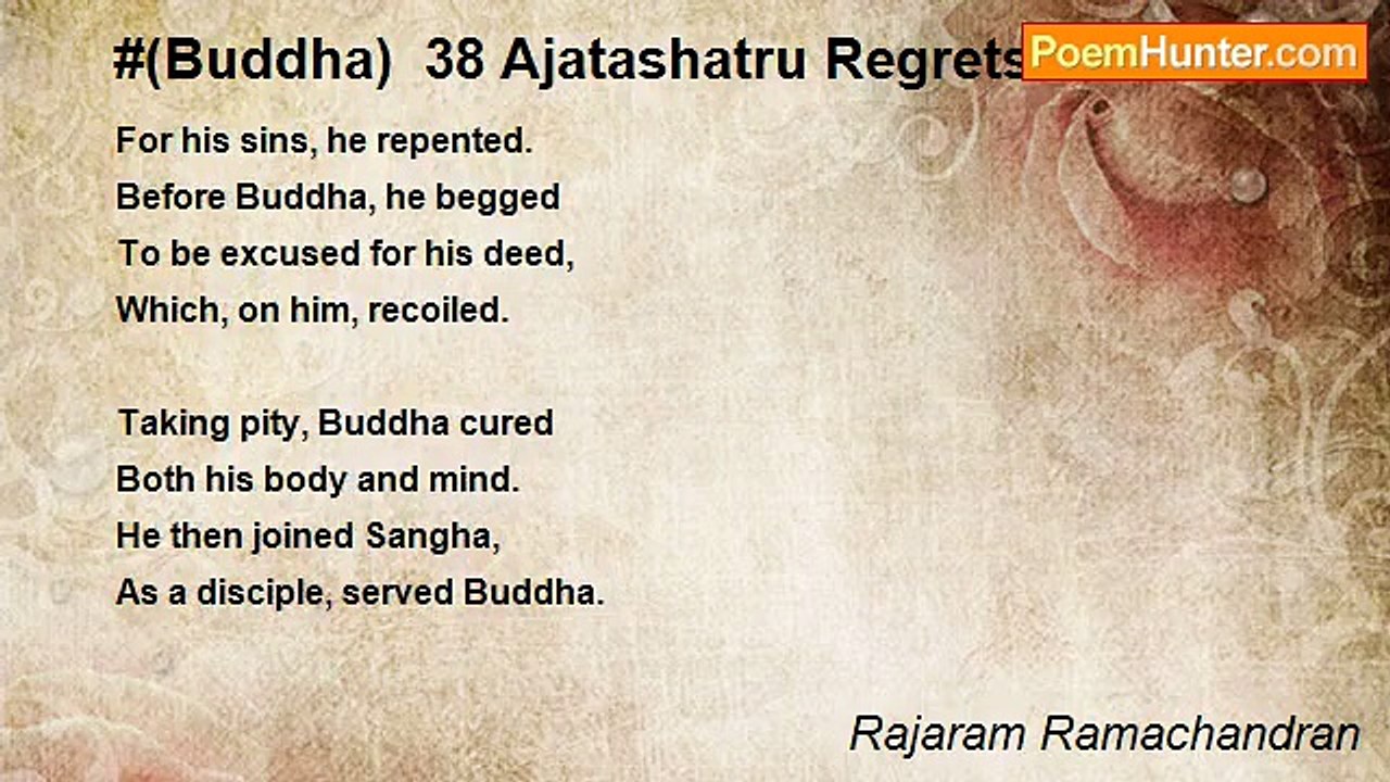 Rajaram Ramachandran - #(Buddha)  38 Ajatashatr...