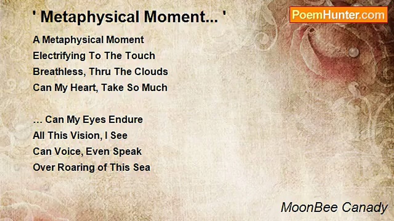 MoonBee Canady - ' Metaphysical Moment... '