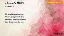 fawzia zie - 34.........O Heart!