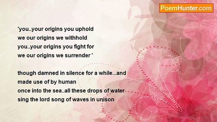 Samanyan Lakshminarayanan - #  #  AM NOT JUST A DROP  [IN TOP 500]