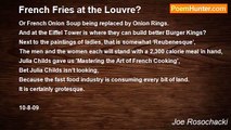 Joe Rosochacki - French Fries at the Louvre?