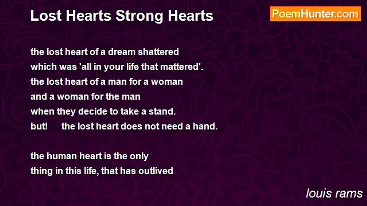 louis rams - Lost Hearts Strong Hearts