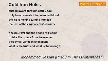 Mohammed Hassan (Piracy In The Mediterranean) - Cold Iron Holes