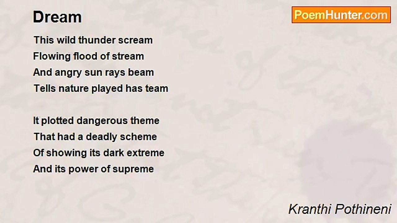 Kranthi Pothineni - Dream