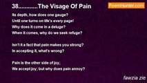 fawzia zie - 38............The Visage Of Pain