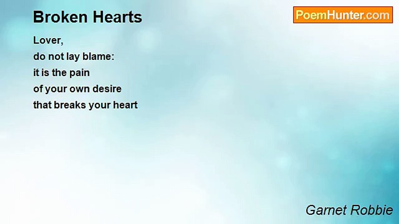 Garnet Robbie - Broken Hearts
