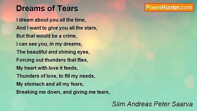 Siim Andreas Peter Saarva - Dreams of Tears