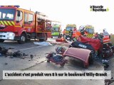VIDEO. Terrible collision boulevard Willy-Brandt à Niort